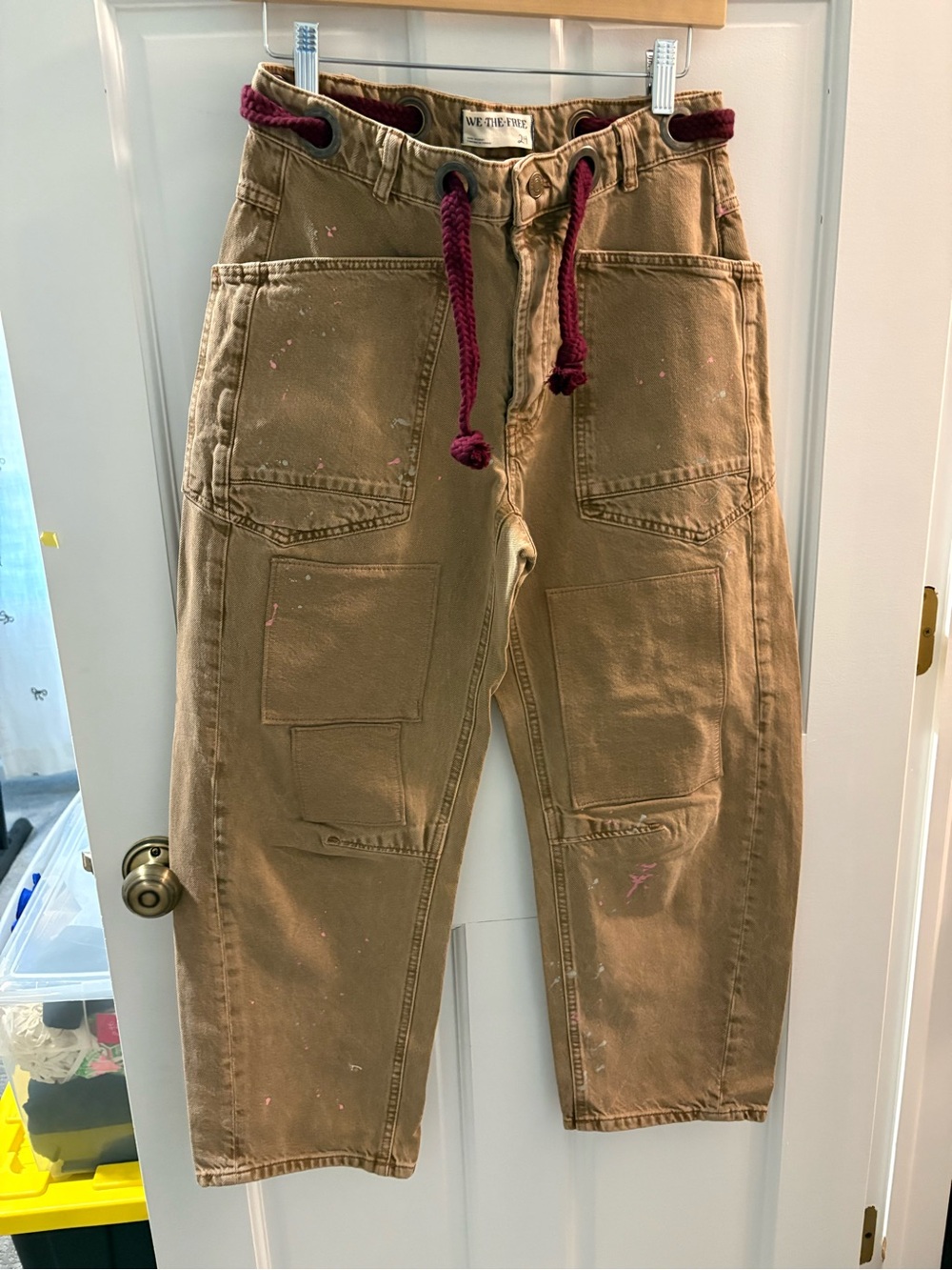 Free people moxie barrel jeans NWOT